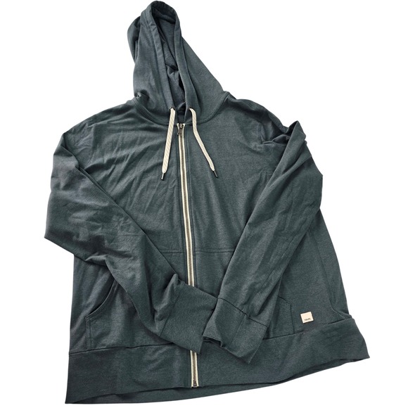 Vuori Sweaters - Vuori halo performance 2.0 womens Hoodie XL Charcoal Heather VW268 Sweatshirt